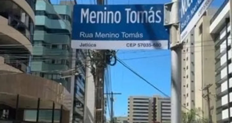 Rua Menino Tomás é inaugurada nesta sexta-feira