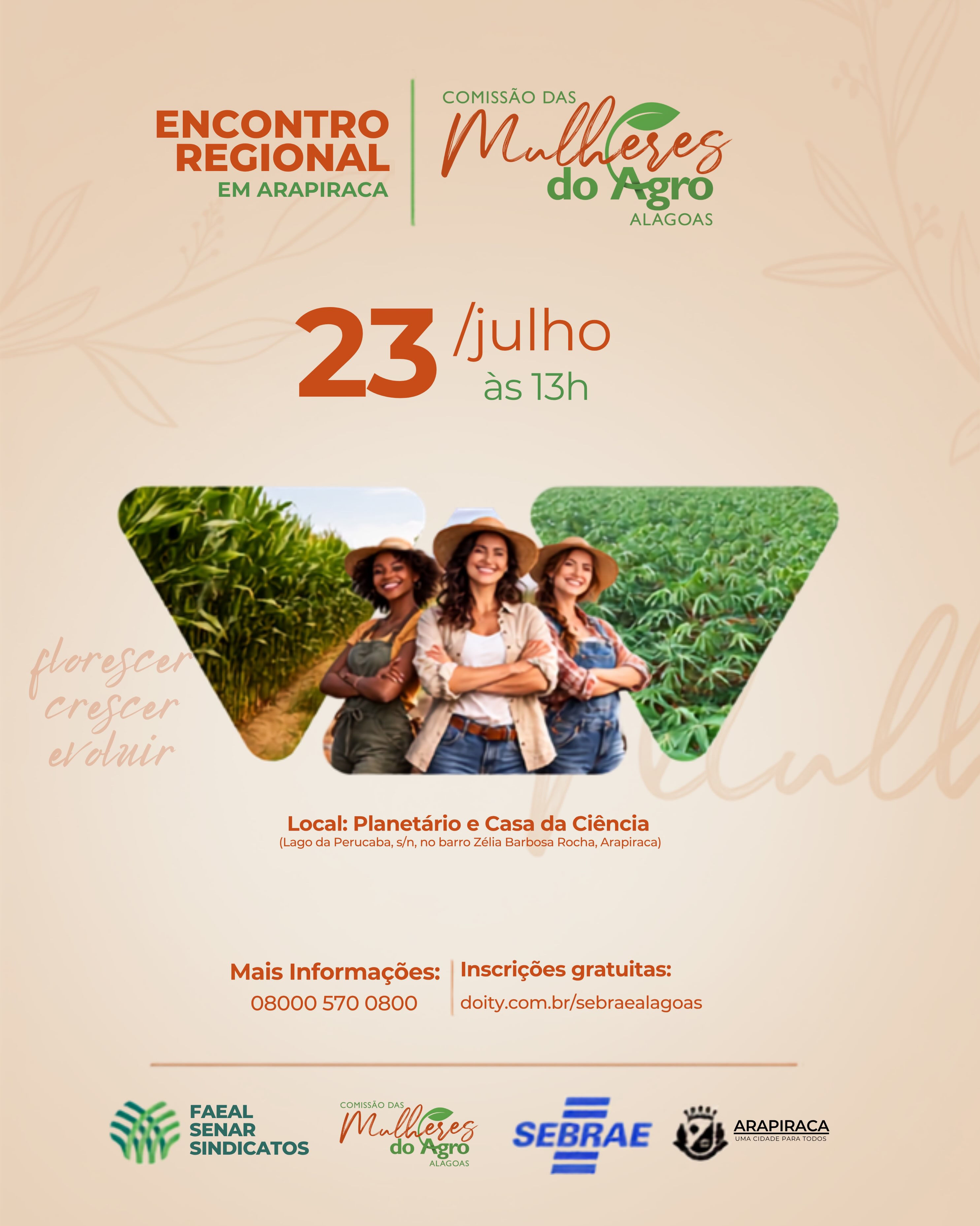 Mulheres do Agro promovem encontro regional em Arapiraca; confira a programação