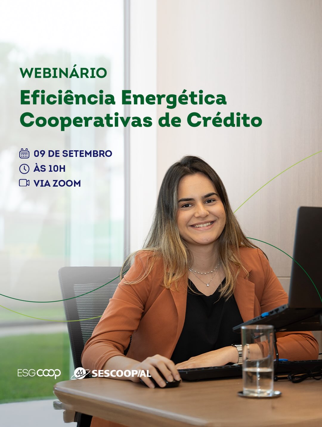 Sescoop promove webinário sobre eficiência energética e cooperativas de crédito