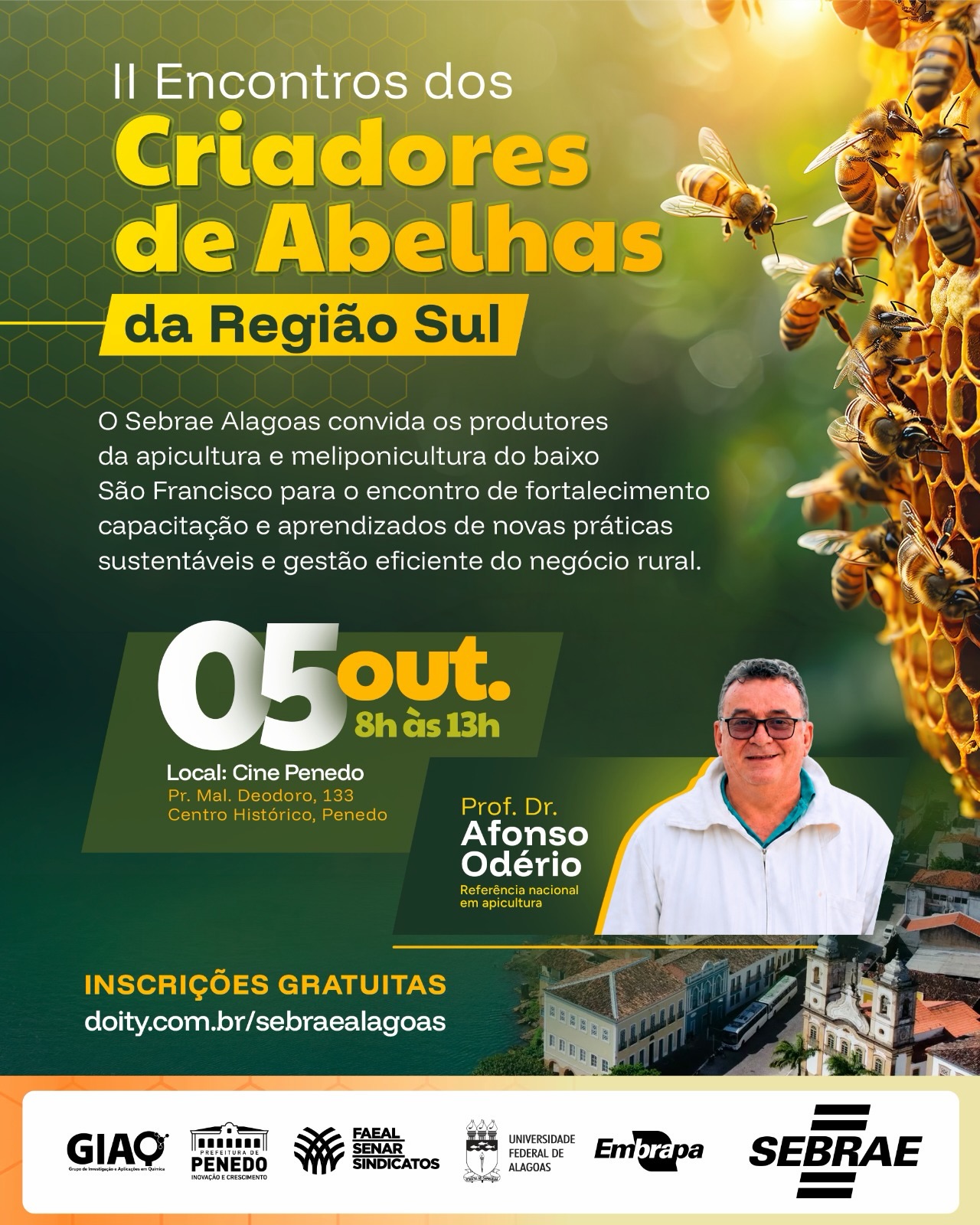 Penedo recebe 2º Encontro dos Criadores de Abelhas da Região Sul
