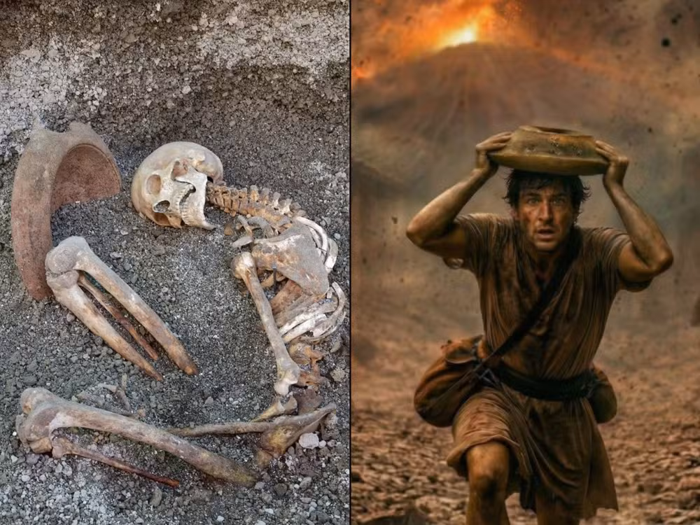 Arqueólogos usam IA para gerar imagem de vítima de Pompeia