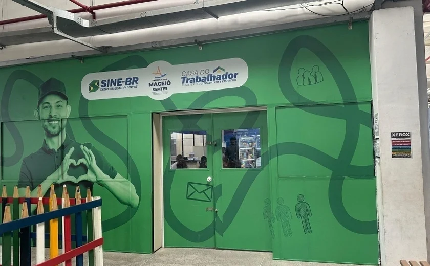 Sine Maceió oferta 739 vagas de emprego nesta segunda-feira