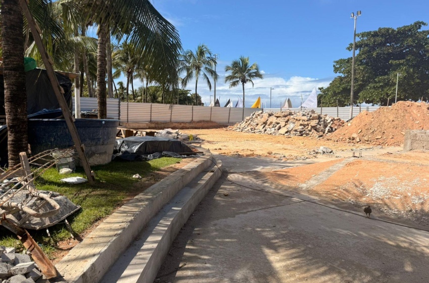 Skatepark da Pajuçara entra na fase de demolição para reforma