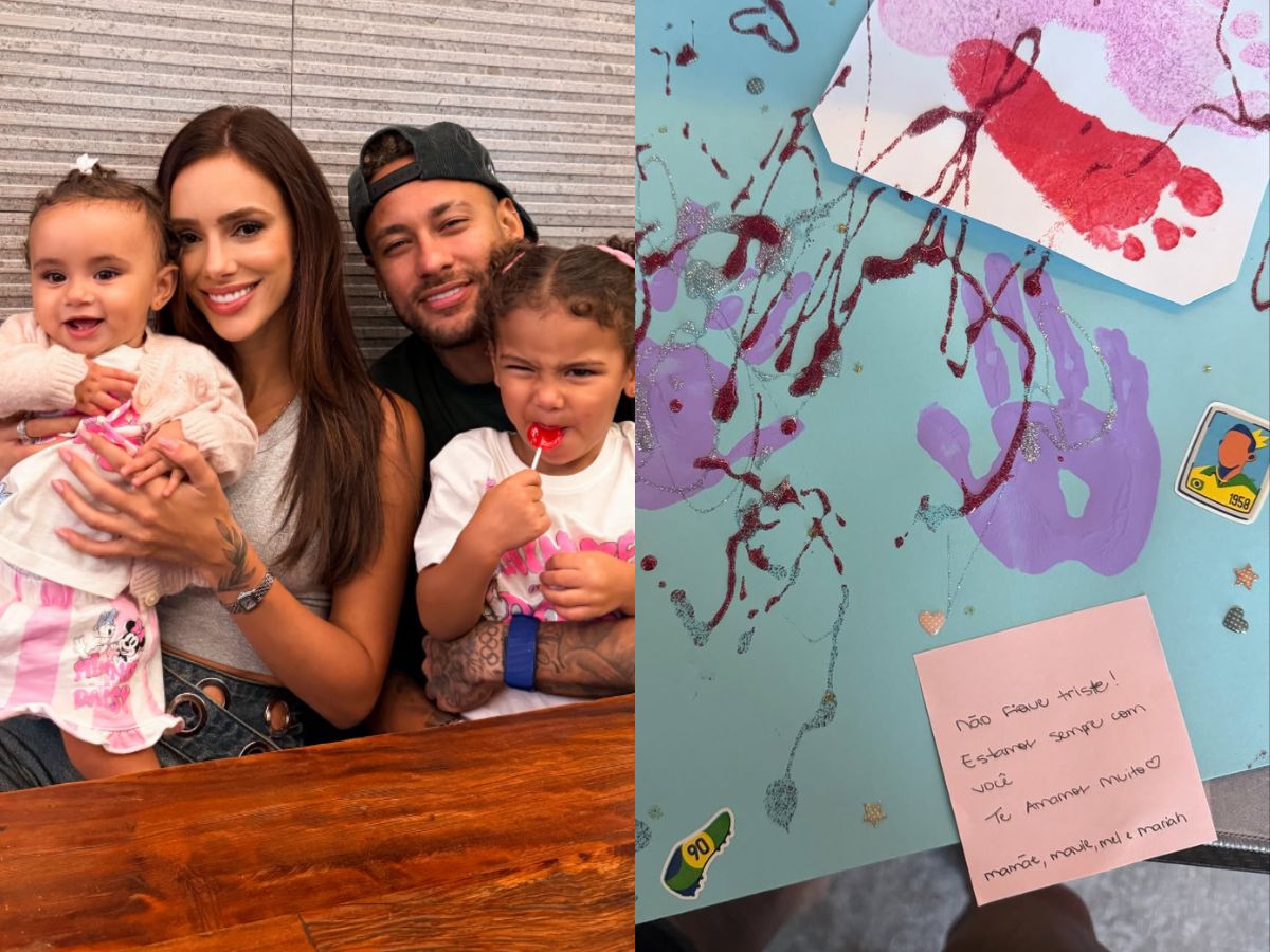 Neymar revela nome da filha que espera com Bruna Biancardi
