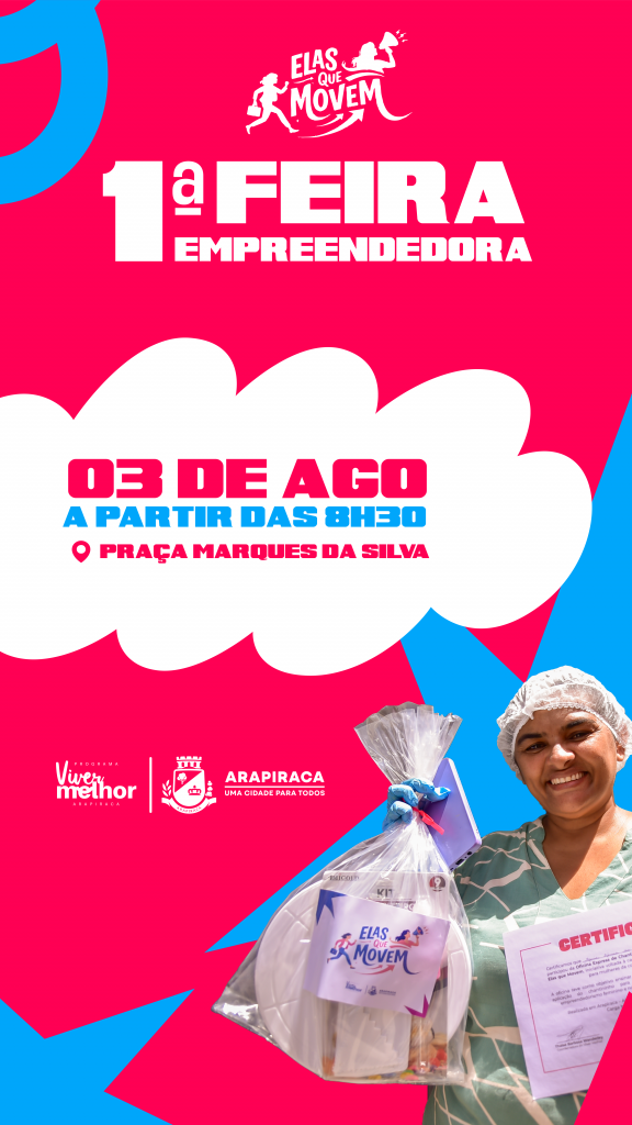 Feira de Empreendedoras movimenta Arapiraca na próxima segunda (03)