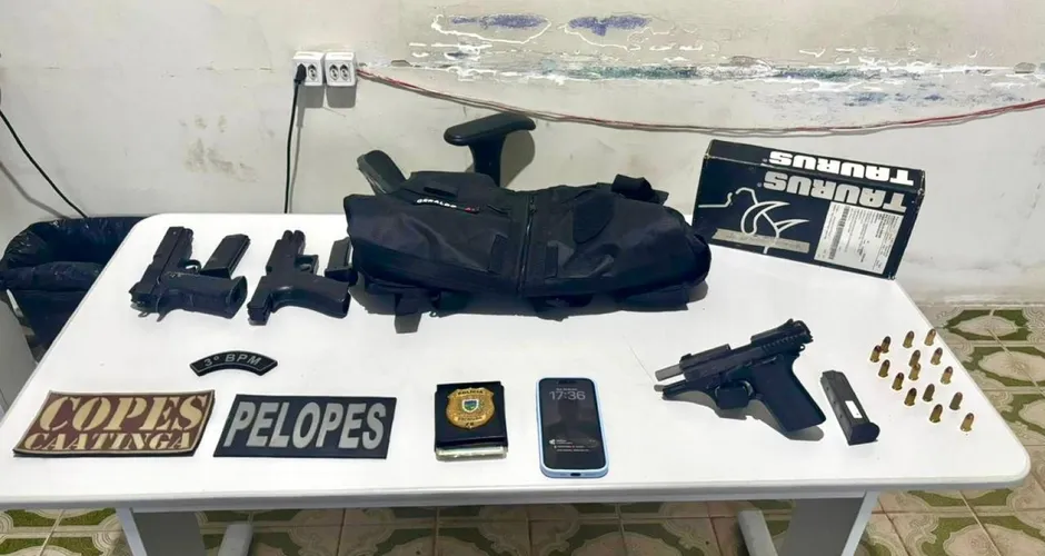 Homem armado finge ser policial da Paraíba e é preso em Arapiraca