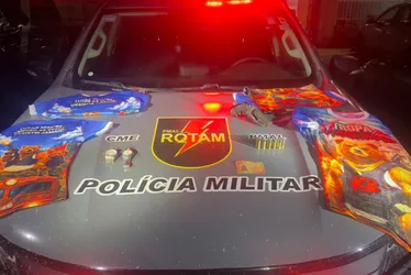 Criminosos fogem e deixam arma e itens de facção em Milagres