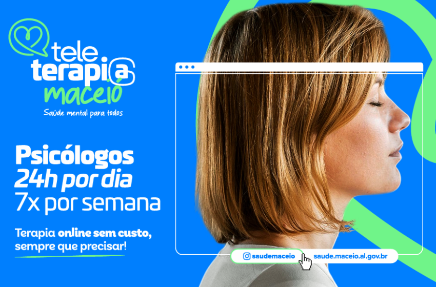 Teleterapia ultrapassa 175 mil atendimentos em Maceió