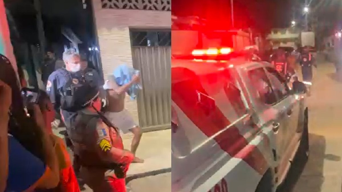 Baleado, homem corre e se esconde em beco para escapar no Petrópolis
