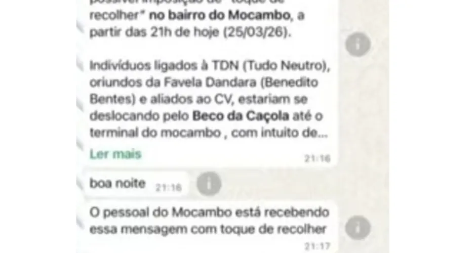 Polícia desmente boatos de toque de recolher no Benedito Bentes em Maceió