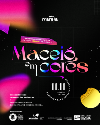 1º edição da Mostra Cultural LGBTQIA+ de Alagoas 'Maceió em Cores' acontece hoje (11)