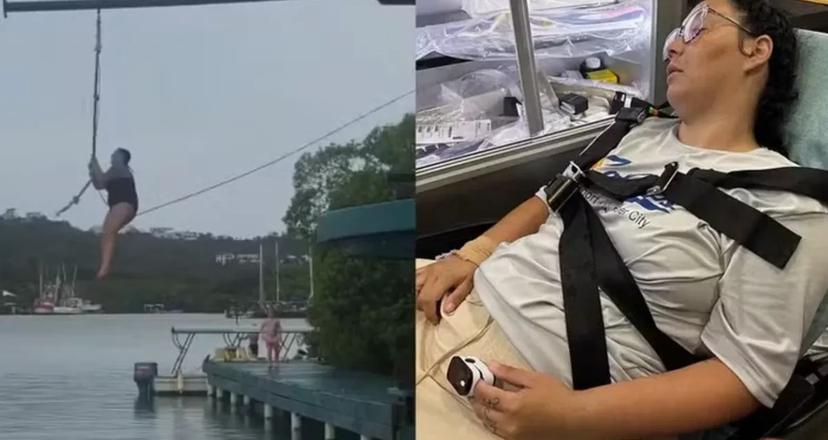 Turista sofre lesão grave em salto de corda durante férias em Honduras