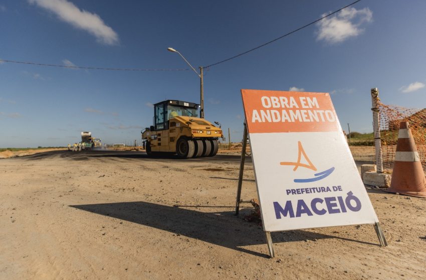 Primeiro trecho de pavimentação da Avenida Alice Carolina é concluído