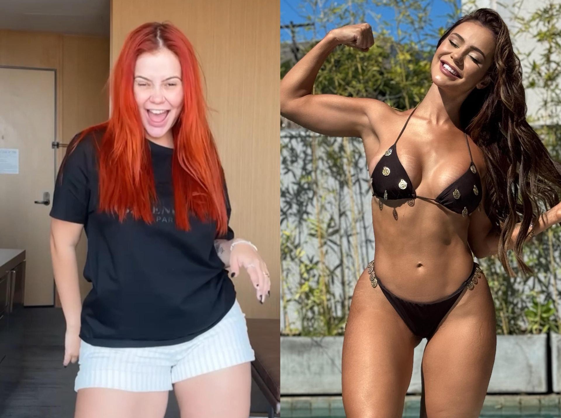 Influenciadora Mirela Janis mostra a diferença no corpo após perder 13 kg