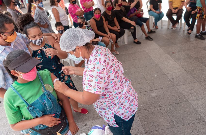 Maceió ultrapassa 60% do público infantil vacinado com a primeira dose