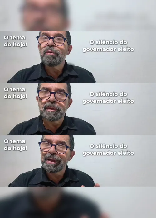 Vídeo: O silêncio do governador eleito
