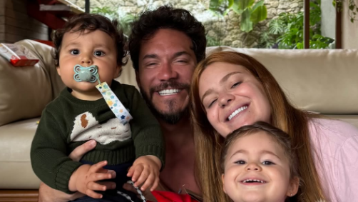 Filha de Eliezer e Viih Tube não vai à escola: 'Porque a gente não quer'