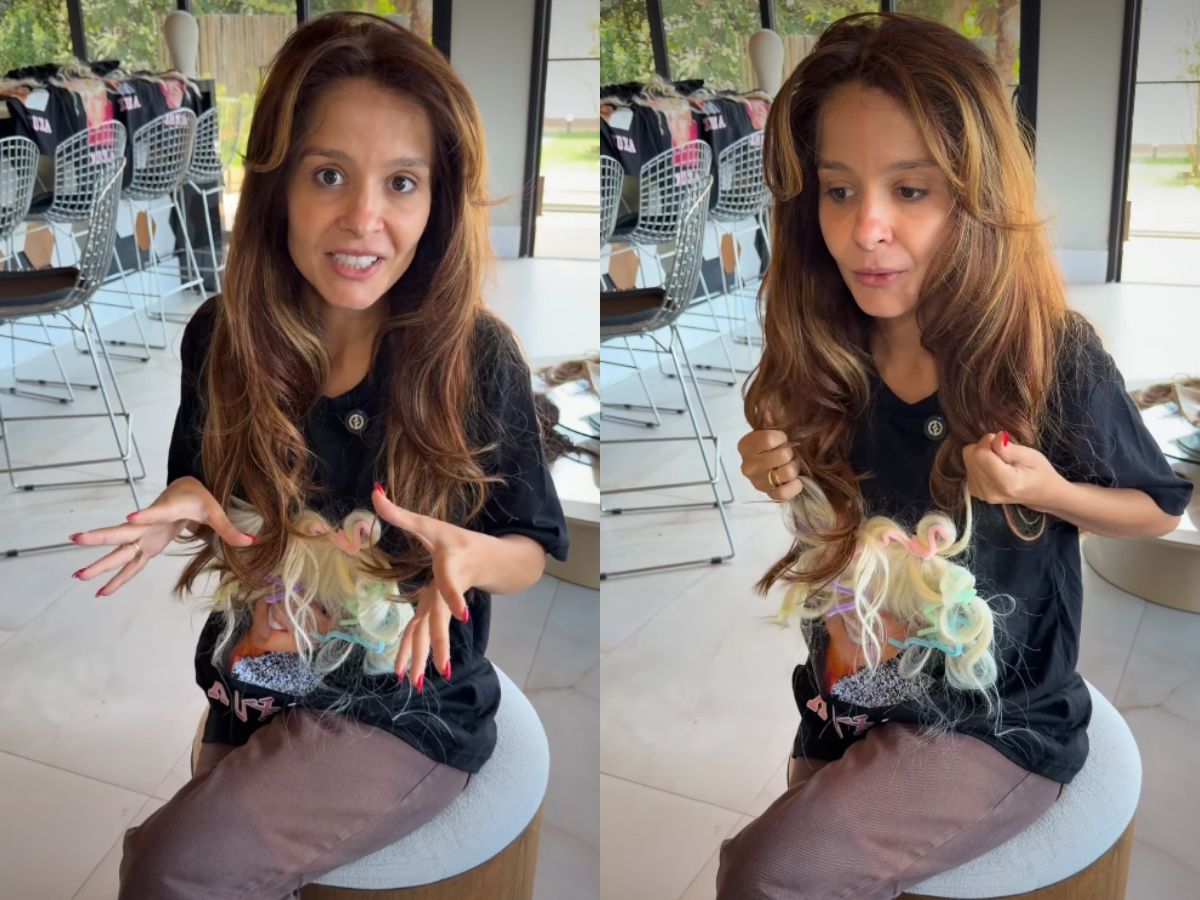 Maiara explica uso de lace por causa da alopécia: “Eu tava sem cabelo”