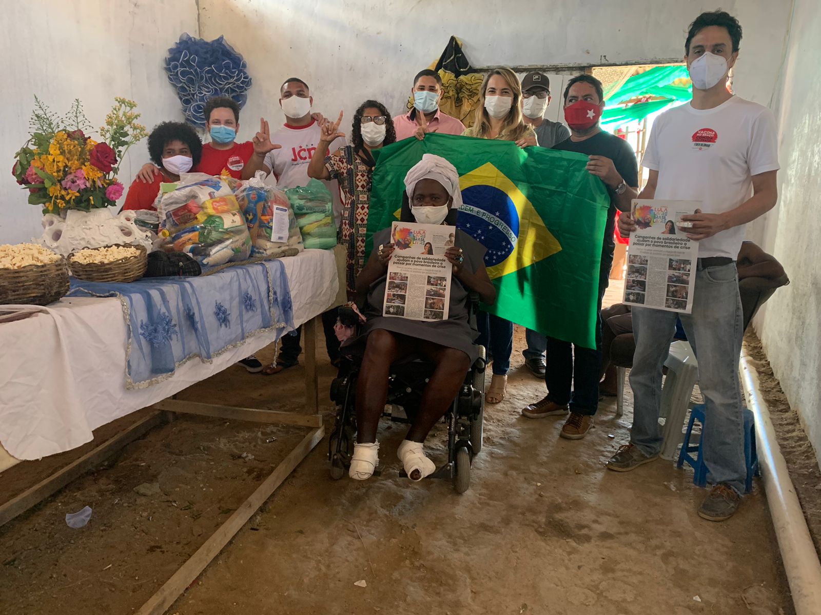 Partido dos Trabalhadores realiza ação humanitária em bairros de Maceió