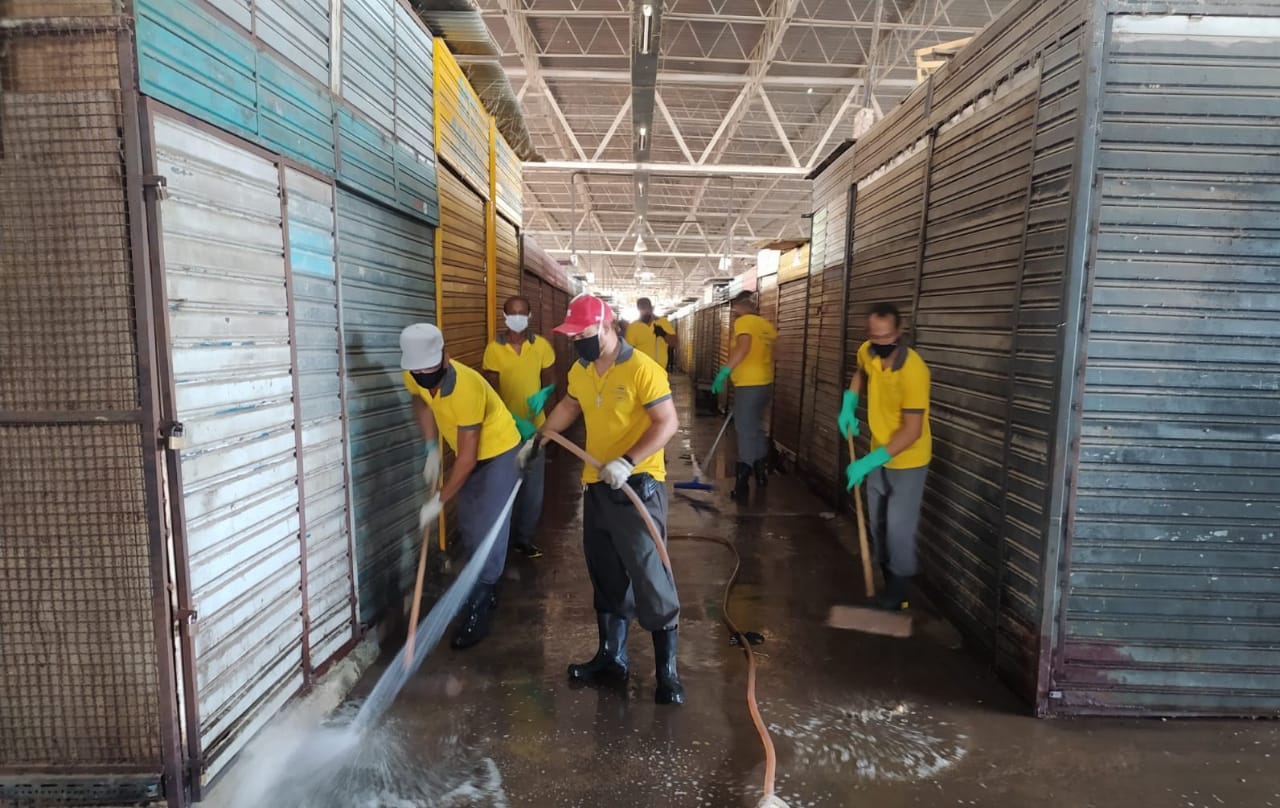 Maceió: Mercado da Produção recebe último mutirão de limpeza de 2021