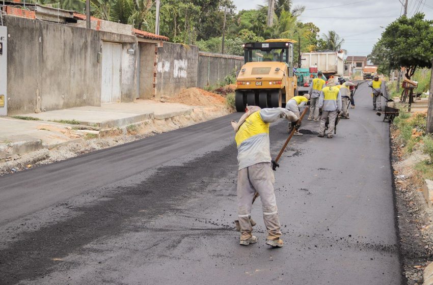 Cidade Universitária recebe mais de 800 metros de pavimentação