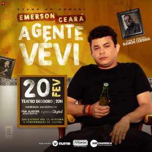 'A Gente Vévi': Emerson Ceará fará  seu quarto show solo