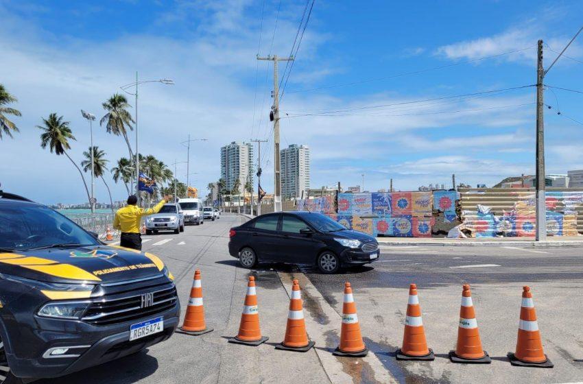 Trânsito será bloqueado em diversos bairros de Maceió neste fim de semana