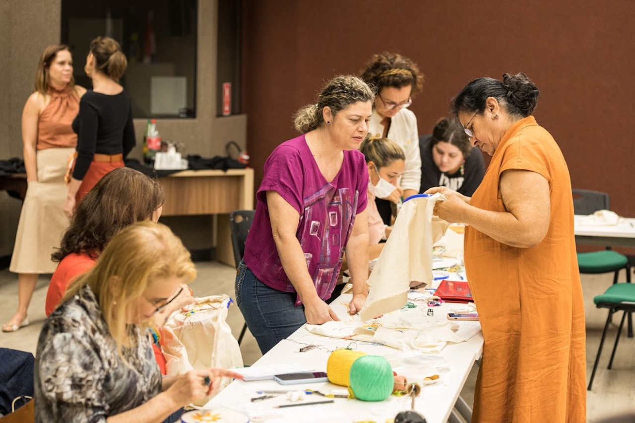 Oficina de Bordado contribui com o aprimoramento de artesãs alagoanas atendidas pelo Sebrae