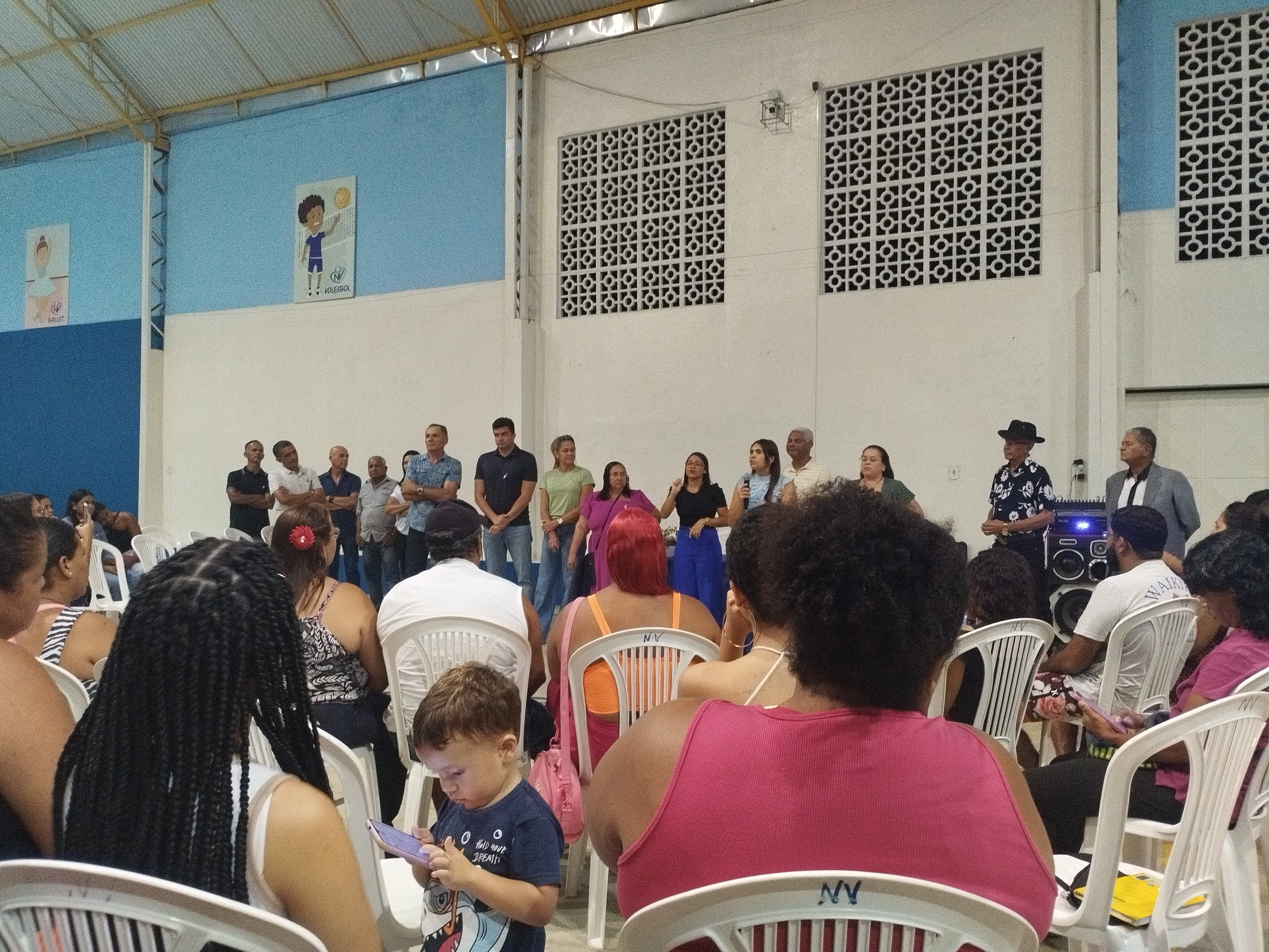 Rui Palmeira é recebido com festa em evento no Loteamento Acauã