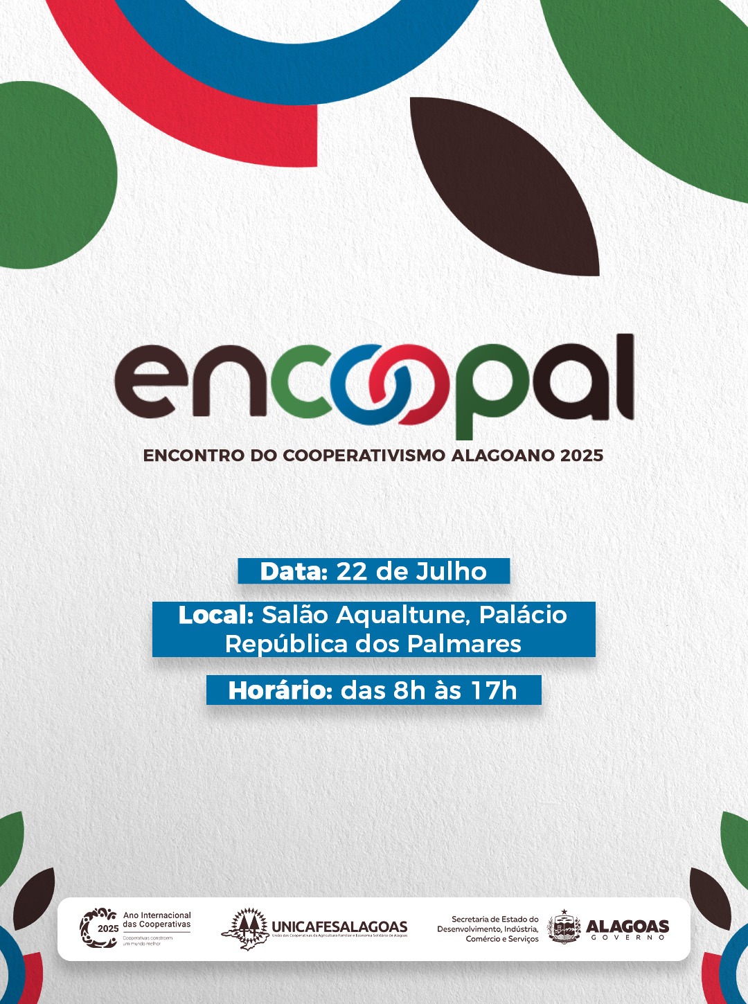 Unicafes-AL apoia mais um Encontro do Cooperativismo Alagoano
