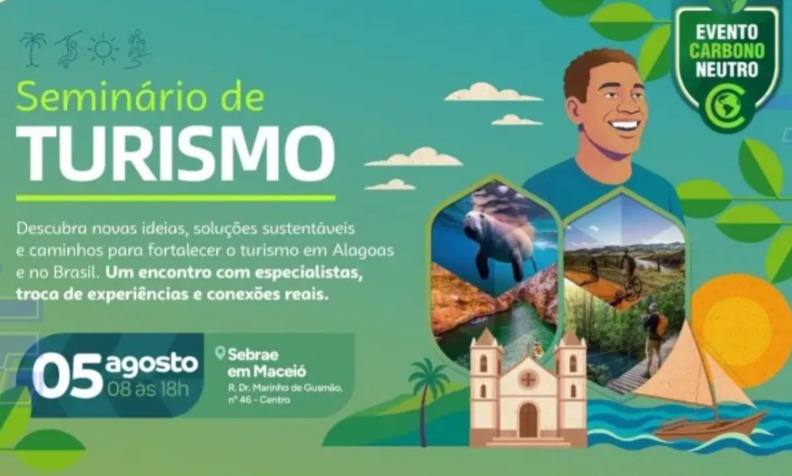 Maceió recebe seminário de turismo com temas sobre sustentabilidade