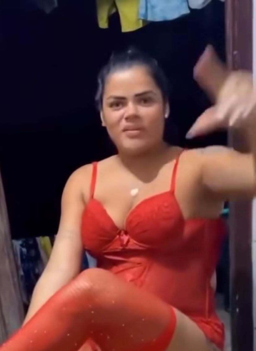 Vídeo: de lingerie, influencer viraliza ao receber a PM após denúncia de som alto no interior de AL