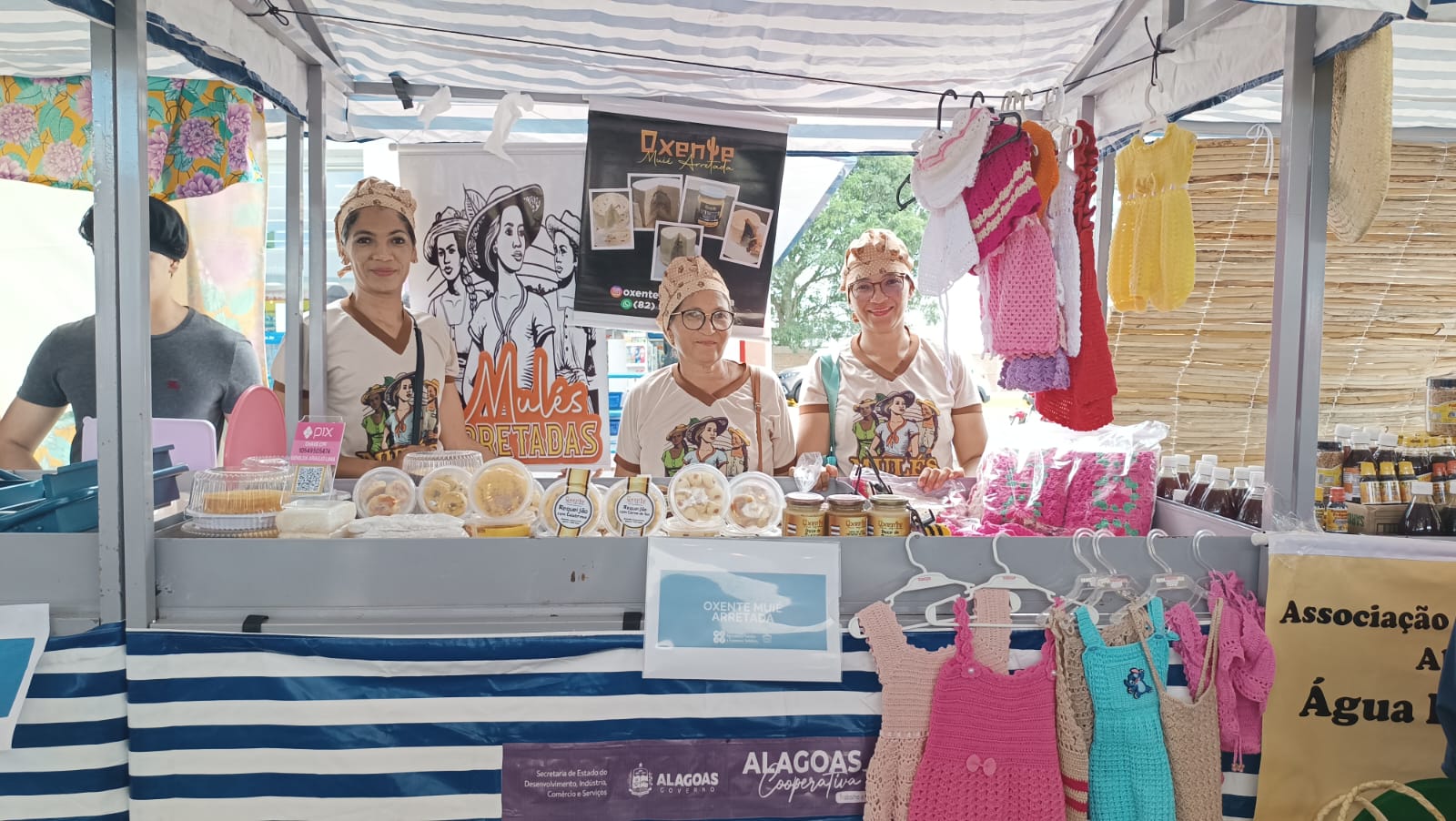 Com sabores do Alto Sertão, “Mulés Arretadas” representam Água Branca em feira de agricultura familiar em Delmiro Gouveia