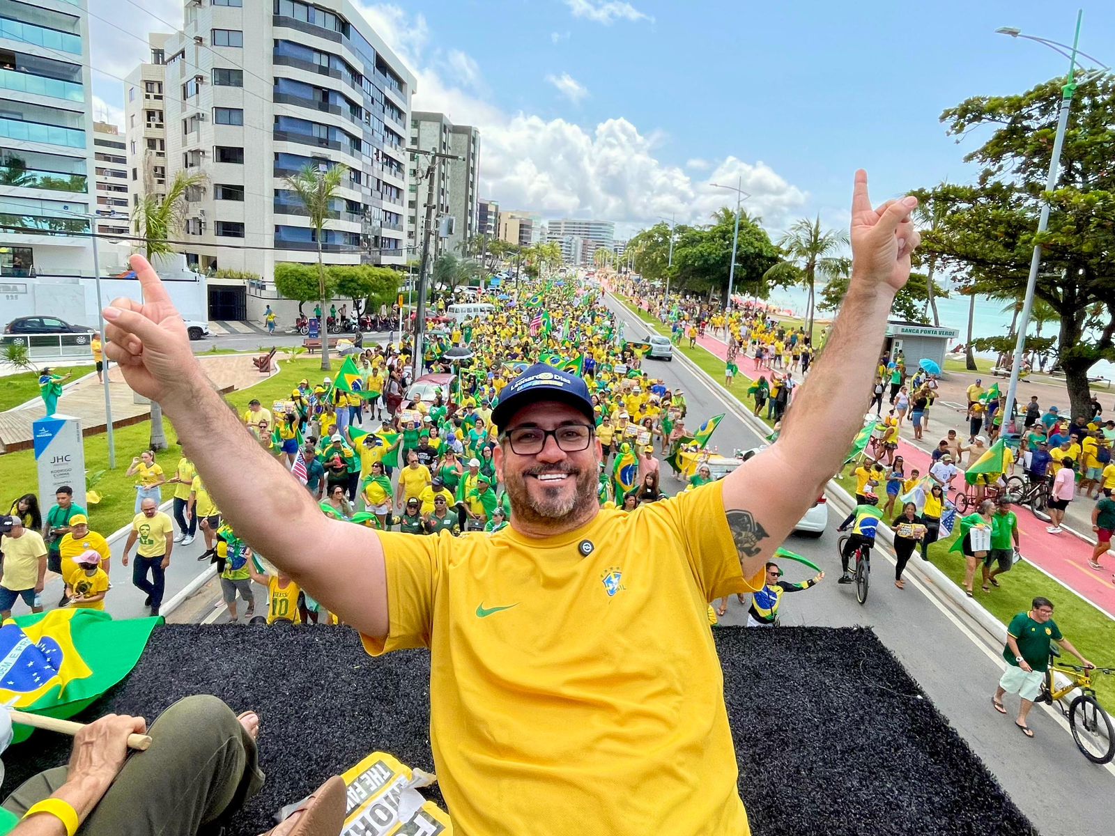 Leonardo Dias ironiza manifestação de políticos de esquerda em Maceió: 'flopou geral'