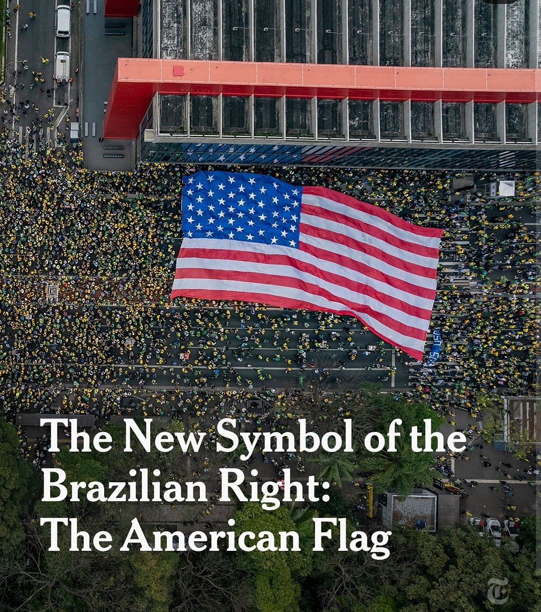 The New York Times analisa uso da bandeira dos EUA em ato bolsonarista no 7 de Setembro: 'tensão política'