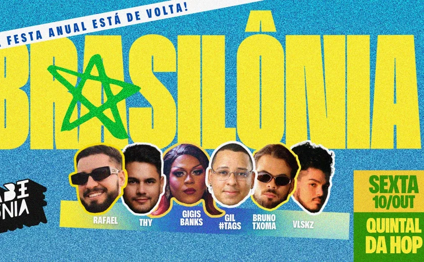 Brasilônia: O grito delas! enaltece a brasilidade em festa LGBT no Quintal da Hope