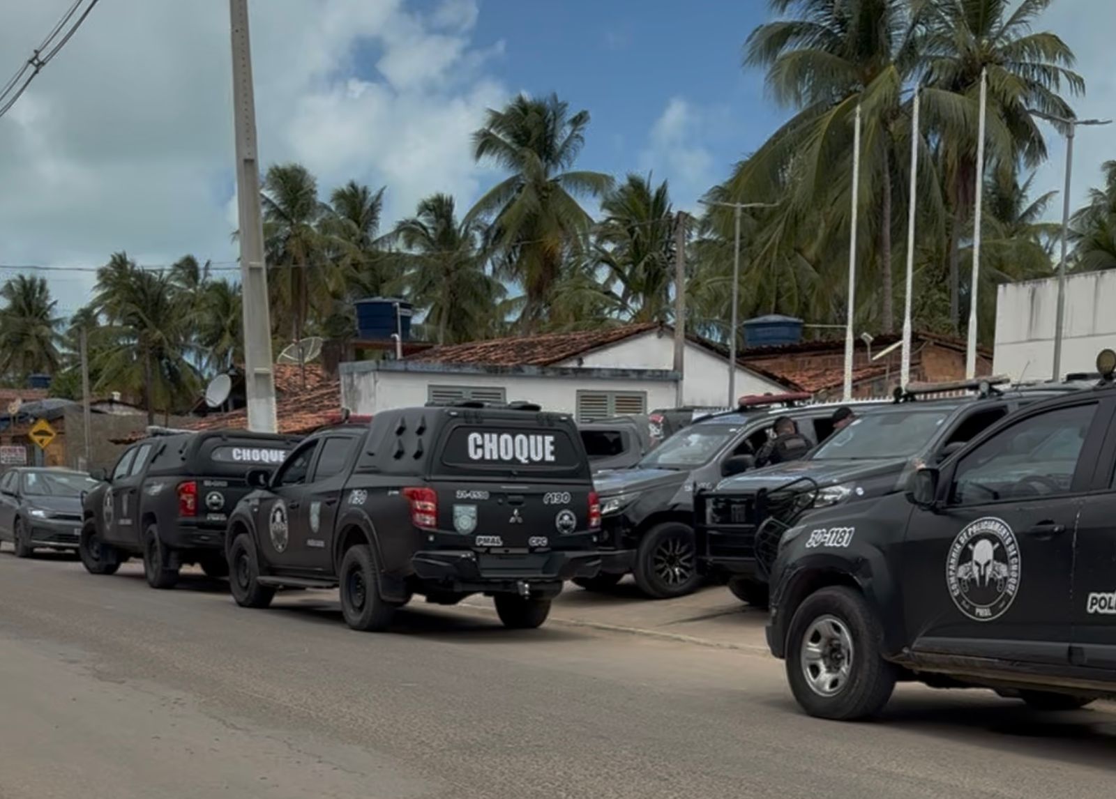Grande operação policial é realizada na Rota Ecológica dos Milagres, em AL