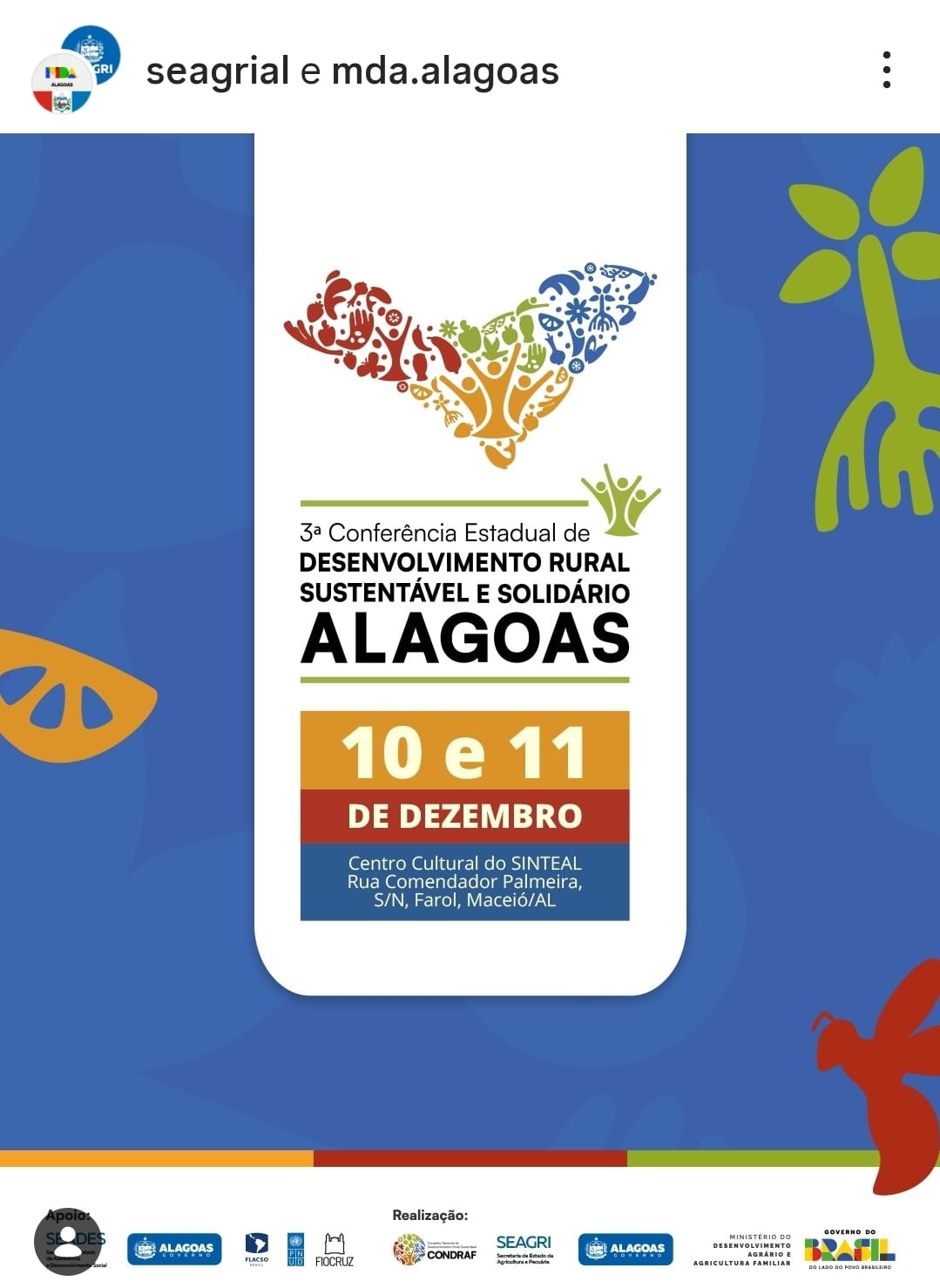 3ª Conferência estadual discute futuro do desenvolvimento rural sustentável para 2026