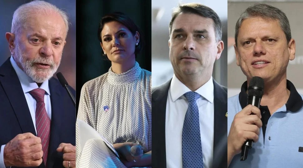 Lula mantém 38% para 2026; Michelle lidera oposição e Flávio Bolsonaro aparece no mesmo patamar de Tarcísio