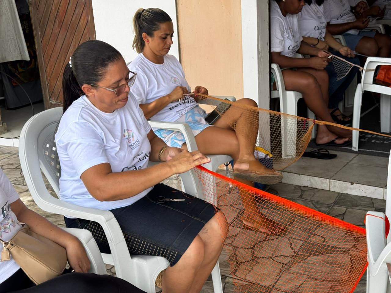 Curso fortalece tradição do filé e autonomia produtiva no Pontal da Barra