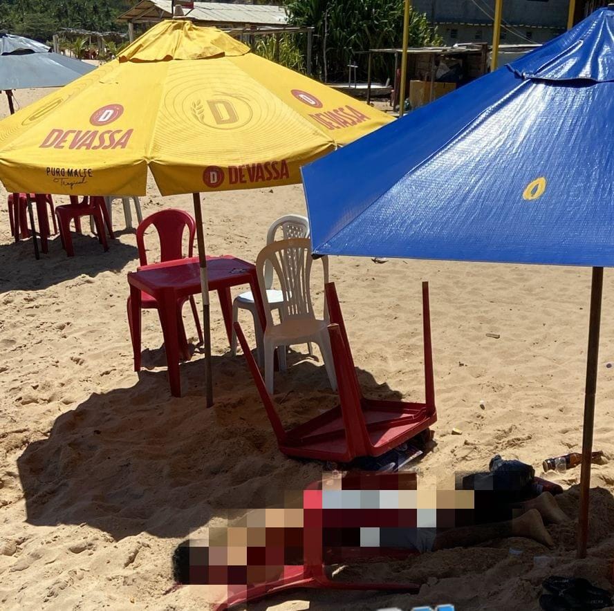 Homem é executado a tiros enquanto passeava na Praia da Sereia