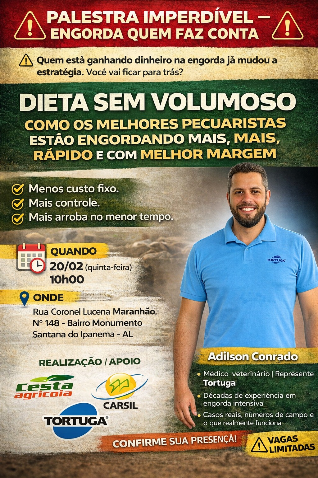 Carsil promove palestra com estratégias para enfretamento de estiagem