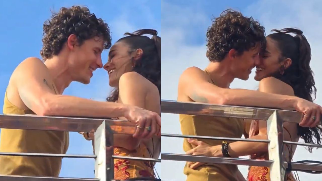 Shawn Mendes e Bruna Marquezine curtem trio de Ivete Sangalo