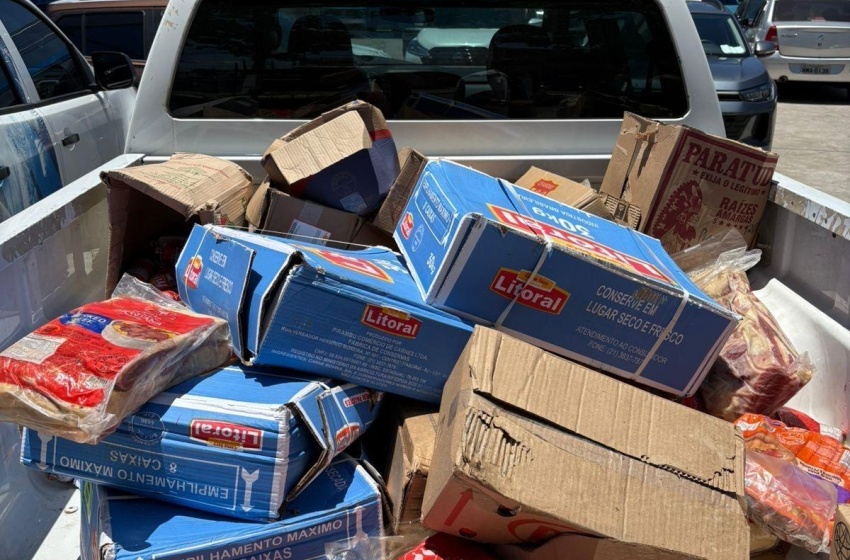 Mais de 1 tonelada de alimentos estragados é apreendida em Maceió