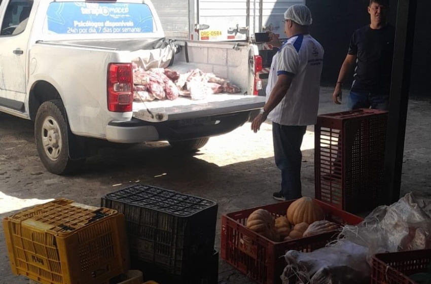 Vigilância Sanitária apreende 150 kg de carne no Canaã