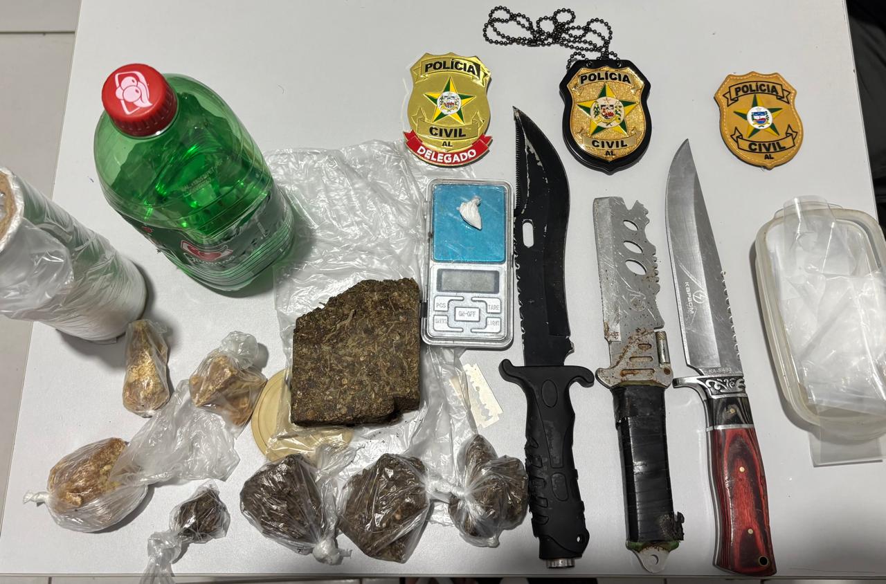 Mulher é presa por tráfico em operação da Polícia Civil no Litoral Norte