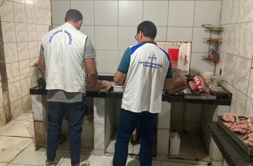 Vigilância Sanitária apreende 90 kg de carne estragada em Maceió