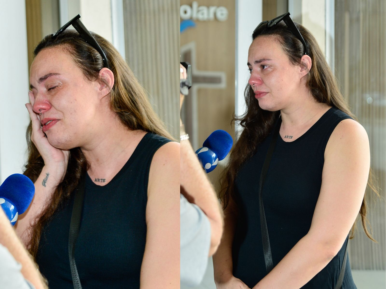 Após 21 horas de viagem, filha de Gerson Brenner chega emocionada ao velório