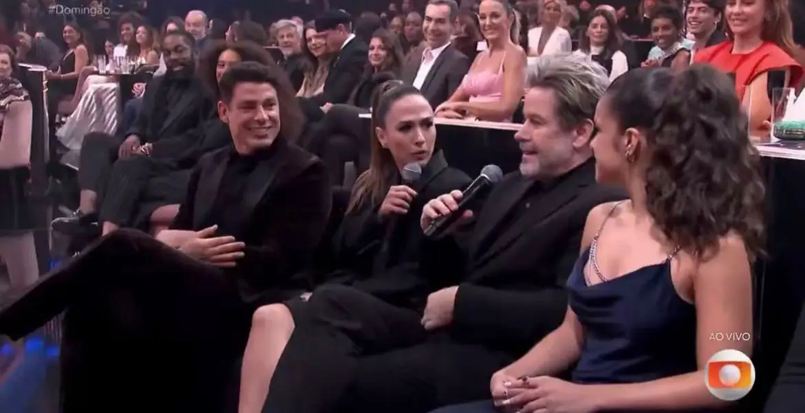 VÍDEO: ﻿﻿Tatá Werneck relembra polêmica e deixa Murilo Benício, Cauã Reymond e Grazi Massafera sem reação