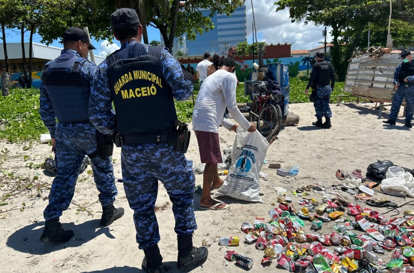 Guarda Municipal prende suspeito e apreende armas na Nova Orla de Maceió
